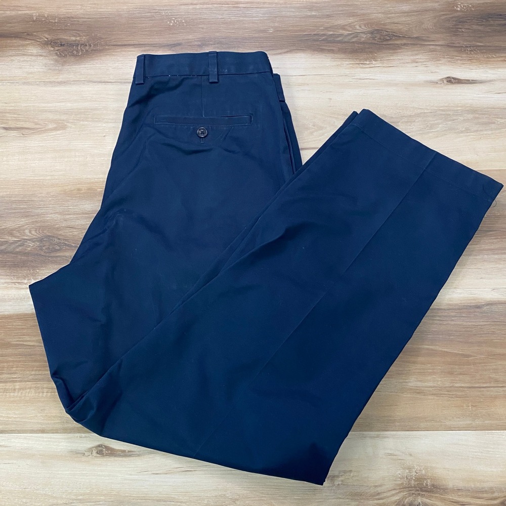 Brooks Brothers Hudson Chino Pants 38x32 Navy Cotton Lightweight Advantage